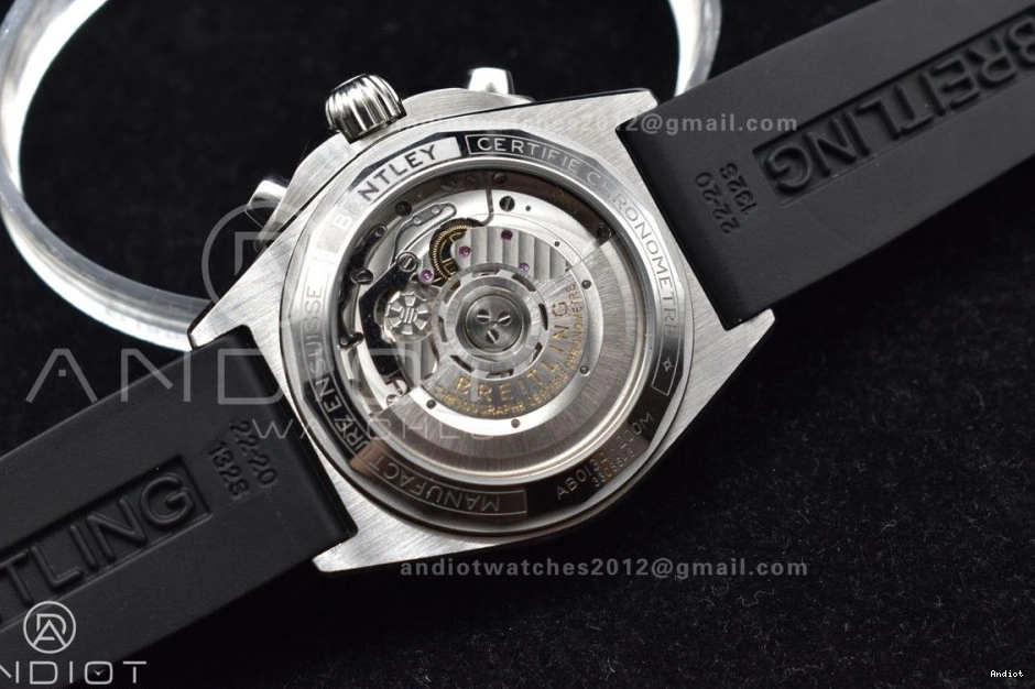 B01 A7750 Blk Best Chrono 43mm BLS SS 1:1 Navitimer Version L-Blue LE 1126